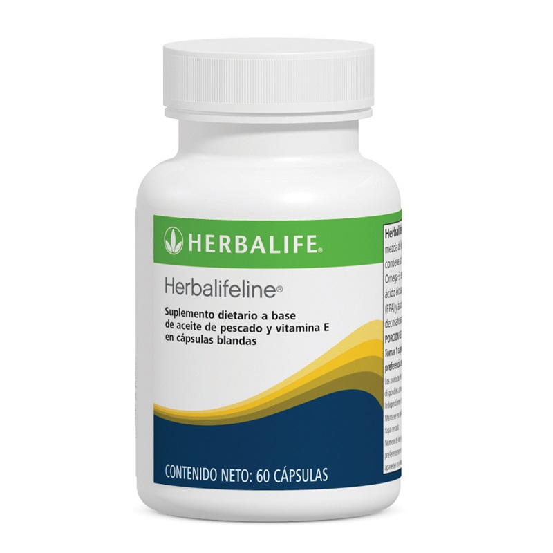 Omega 3 aceite de pescado Herbalifeline 60 cápsulas blandas
